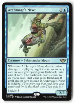 Archmage's Newt - Outlaws of Thunder Junction (39) FOIL - MTG - Image 1