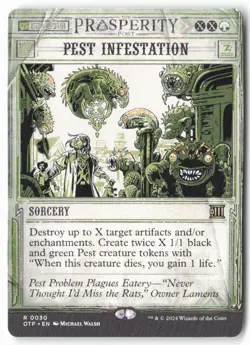 Pest Infestation - Outlaws of Thunder Junction: Breaking News (30) - MTG - Image 1