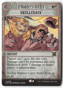 Skullcrack - Outlaws of Thunder Junction: Breaking News (27) FOIL - MTG - Image 1
