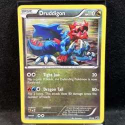 Druddigon 17/20 - Vintage Holo Rare - Dragon Vault Pokemon TCG - Image 1
