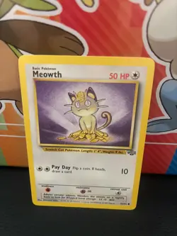 1999 Pokemon TCG Jungle Meowth #56/64 - Image 2