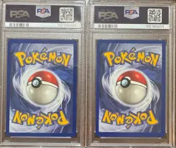SEQUENTIAL PSA 8 PSYDUCK 53 GOLDUCK 35 FOSSIL 1ST EDITION POKEMON NM MINT - Image 2