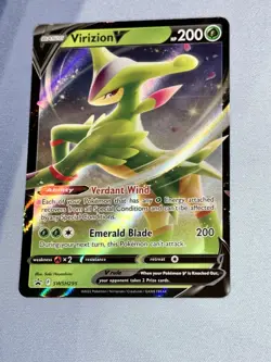 Virizion V SWSH295 Ultra Rare - 2022 Pokemon Black Star Promos NM - Image 3
