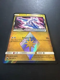 Latios 108/168 PRISM STAR HOLO RARE Pokemon SM Celestial Storm NM - Image 1