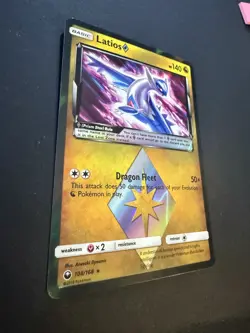 Latios 108/168 PRISM STAR HOLO RARE Pokemon SM Celestial Storm NM - Image 2