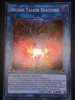 Yugioh! - Decode Talker Heatsoul - RA01-EN048 - Super Rare - NM/M - Image 1