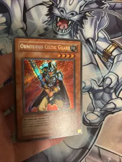 (57) Yugioh TCG #CT1-EN006 Obnoxious Celtic Guard Limited Edition Secret HP/DMG - Image 2