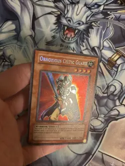 (57) Yugioh TCG #CT1-EN006 Obnoxious Celtic Guard Limited Edition Secret HP/DMG - Image 3