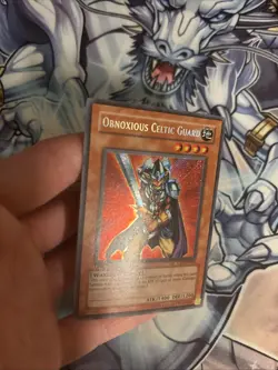 (57) Yugioh TCG #CT1-EN006 Obnoxious Celtic Guard Limited Edition Secret HP/DMG - Image 4