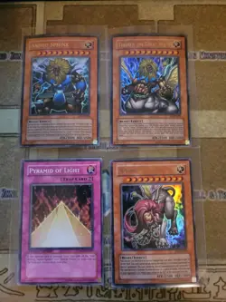 YUGIOH THEINEN THE GREAT SPHINX + ANDRO + TELEIA EP1 ULTRA + PYRAMID OF LIGHT - Image 1