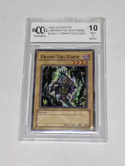BCCG 10 ~ Grand Tiki Elder ~ Legacy Of Nightmares ~ YuGiOh LON-011 First Edition - Image 1