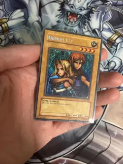 (57) Yugioh Gemini Elf LON-000 Secret Rare REVERSE FOIL ERROR Unlimited LP - Image 2