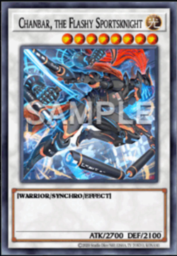 Yugioh Chanbar, the Flashy Sportsknight DOOD-EN083 DOOM OF DIMENSIONS PREORDER - Image 1