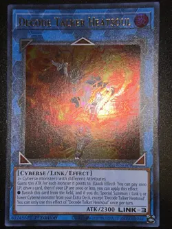 Yugioh! Decode Talker Heatsoul - RA01-EN048 - Ultra Rare - 1st Edition Near Mint - Image 1