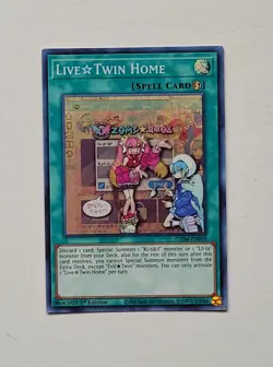 Yugioh Live Twin Home GEIM-EN018 Super Rare 1st Edition - Image 1