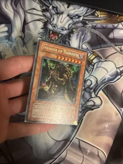 (57) Yugioh Invader of Darkness IOC-111 Secret Rare 1st EDITION HP/DMG - Image 4