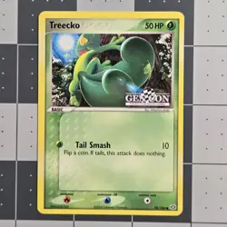 Treecko GenCon Promo Emerald 2005 70/106 Pokemon Card Promo Rare Near Mint - Image 4