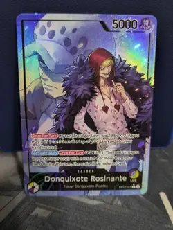 One Piece Card Game NM Donquixote Rosinante OP12-061 Alt Leader English NM - Image 1