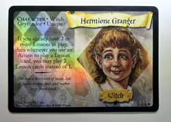 Harry Potter Trading Card Game 2001 Hermione Granger Foil Holo 10/116 LP - Image 1