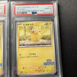 PSA 10 Pikachu Illustration Contest 2024 Promo Card #242 GEM MT - Image 5