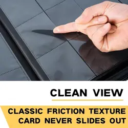 1000 Card Binder, 16 Pocket Collection Folder, Ringless Trading Album with Zippe - Image 5