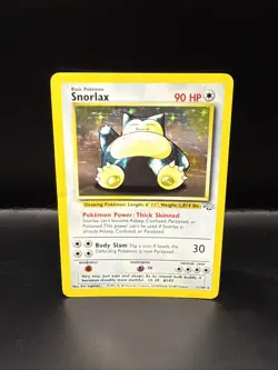 Pokemon TCG Snorlax Jungle Holo Unlimited Rare Card 11/64 - Image 2