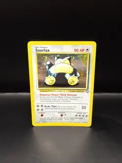 Pokemon TCG Snorlax Jungle Holo Unlimited Rare Card 11/64 - Image 3