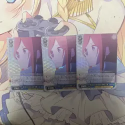 Weiss Schwarz Nakano Miku Likeable Self SR Individual Card Playable - Image 1