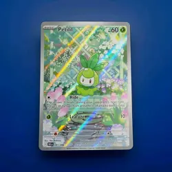 Petilil 091/086 Illustration Rare SV Black Bolt Pokemon TCG Full Art Holo NM - Image 1