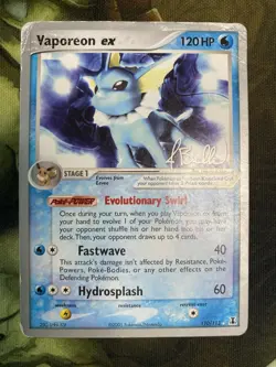 Vaporeon ex - 2006 (Jimmy Ballard) 110/113 World Championship Decks Pokemon Dmg - Image 1