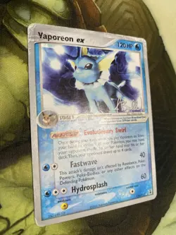 Vaporeon ex - 2006 (Jimmy Ballard) 110/113 World Championship Decks Pokemon Dmg - Image 2