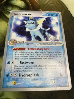 Vaporeon ex - 2006 (Jimmy Ballard) 110/113 World Championship Decks Pokemon Dmg - Image 3
