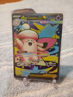 2026 Pokemon - Mega Clefable Ex 103/88 - Perfect Order - FULL ART ULTRA RARE - Image 1