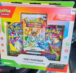 Pokemon TCG: First Partner Illustration Collection Box New & SEALED RARE - Image 1