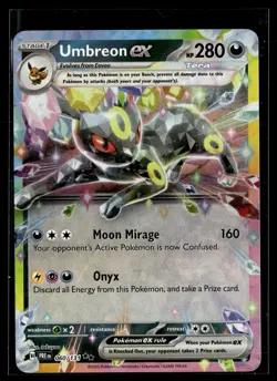 Umbreon ex 060/131 Prismatic Evolutions Double Rare Pokemon - Image 1
