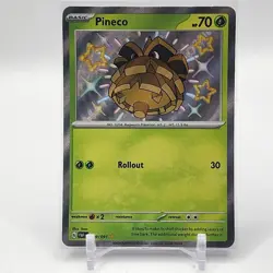 Pineco - 099/091 - Baby Shiny - Paldean Fates - Pokemon Card - NM/M - Image 1