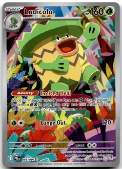 Ludicolo 095/094 Illustration Rare Phantasmal Flames Pokemon Near Mint - Image 1