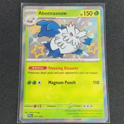 Abomasnow - 101/091 - Baby Shiny - Paldean Fates - Pokemon Card - NM/M - Image 1