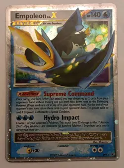 Empoleon LV. X DP11 Diamond & Pearl Holo Black Star Promo Pokemon TCG DP11 - Image 1