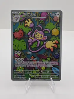 Pokemon Ambipom 107/094 ME02: Phantasmal Flames Illustration Rare - Image 1