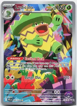 Ludicolo 095/094 Illustration Rare Phantasmal Flames Pokemon Near Mint - Image 1