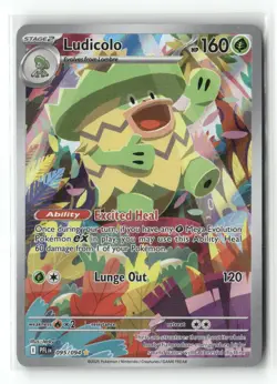 Ludicolo 095/094 Illustration Rare Phantasmal Flames Pokemon Holo Near Mint - Image 1