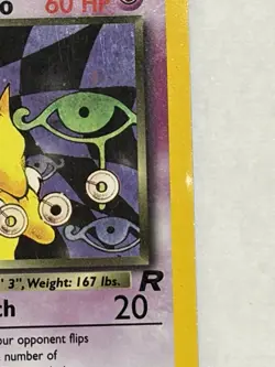 Pokemon TCG Dark Hypno 9/82 Team Rocket Holo Rare Unlimited ENG HP 60 - Image 2