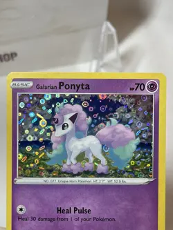 Galarian Ponyta SWSH013 Holo - General Mills Promo - Pokemon 25th Anniversary - Image 2