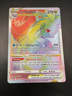 Hisuian Goodra Vstar Rainbow Rare Pokemon Lost Origin 202/196 - Image 1