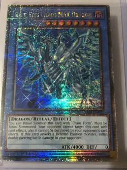 YUGIOH Blue Eyes Chaos Max Dragon | MINT! QCR | RA04-EN051 FREE BOOSTER + P+P! - Image 2