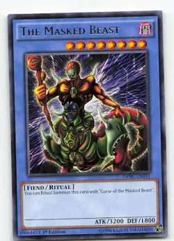 The Masked Beast DPBC-EN031 Duelist Pack: Battle City Ultra Rare NM Yu-Gi-Oh - Image 1