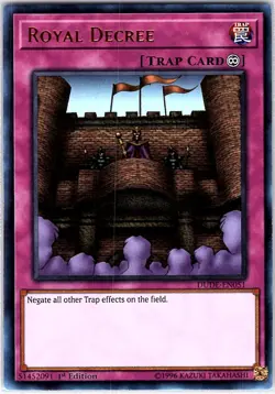 Yugioh Royal Decree DUDE-EN051 Ultra Rare 1st Edition NM - Image 1