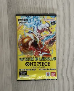 BANDAI ONE PIECE OP-15 OP15 ENG ADVENTURE ON KAMI’S ISLAND LOOSE BOOSTER PACK - Image 1