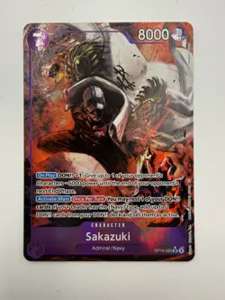 One Piece TCG Sakazuki OP16-065 The Time For Battle Alt Art SR English - Image 1